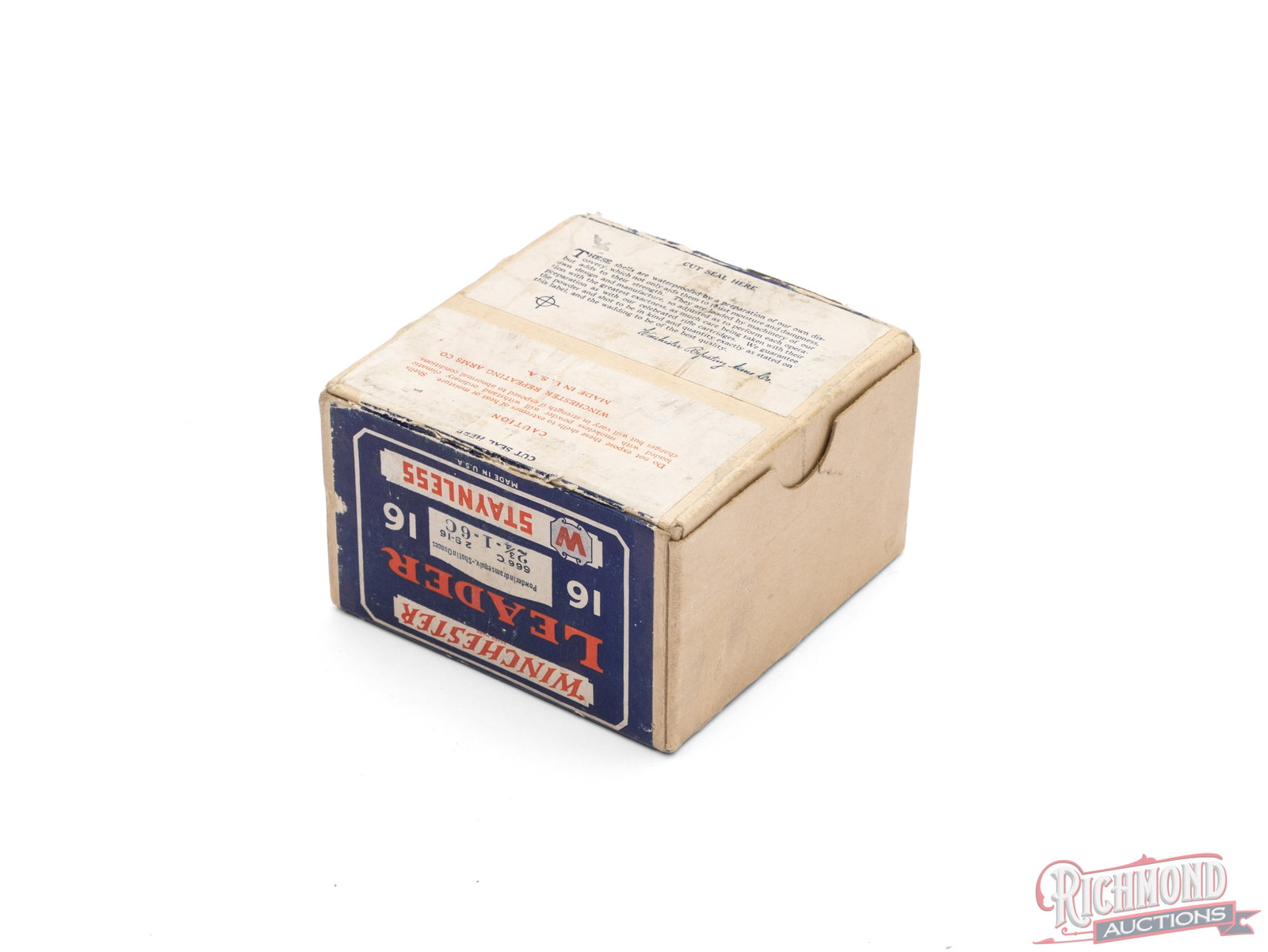 Full Box of Winchester 16 Gauge Leader Smokeless Staynless Shot Shells - 2