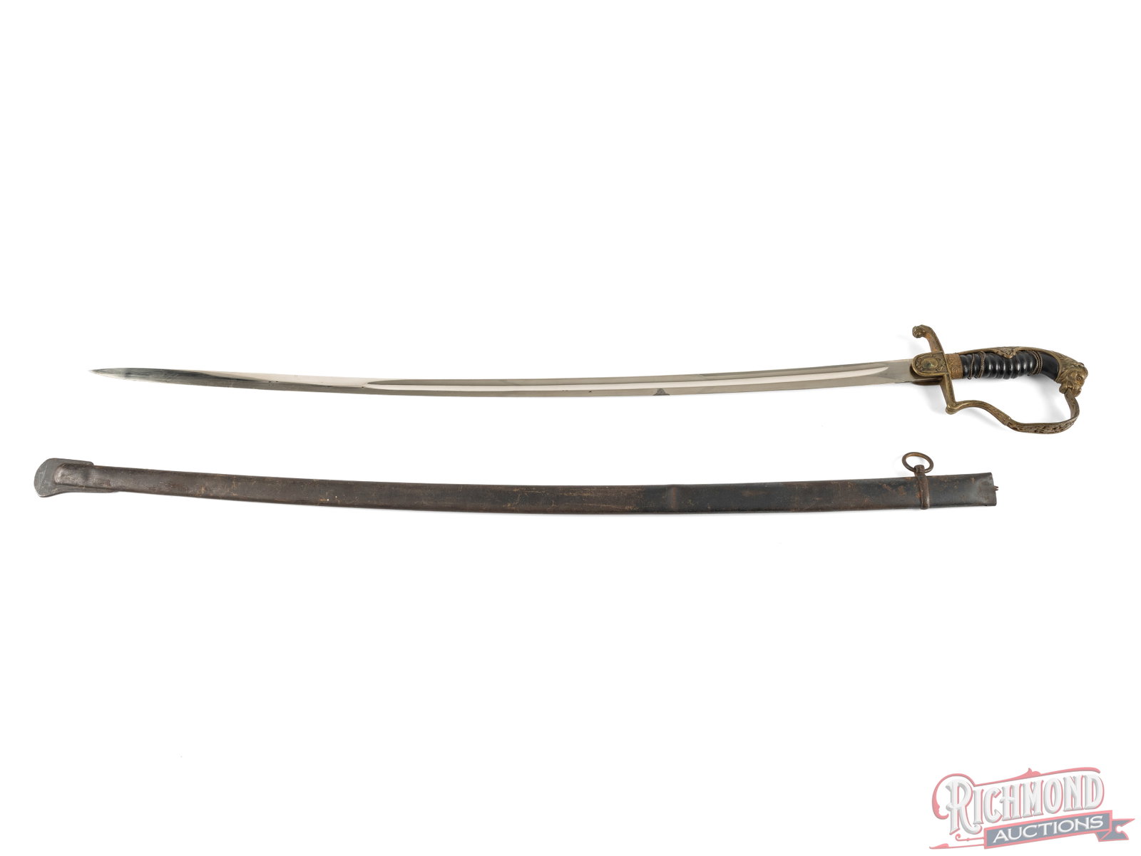 German Lion's Head Artillery officer's Sword - 2