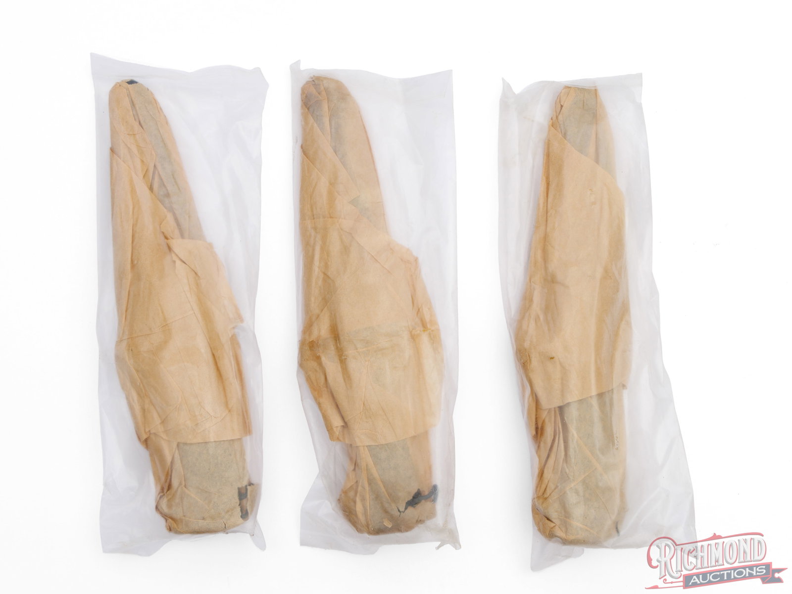 3 US M7 Bayonets With Scabbards Sealed In Plastic - 2