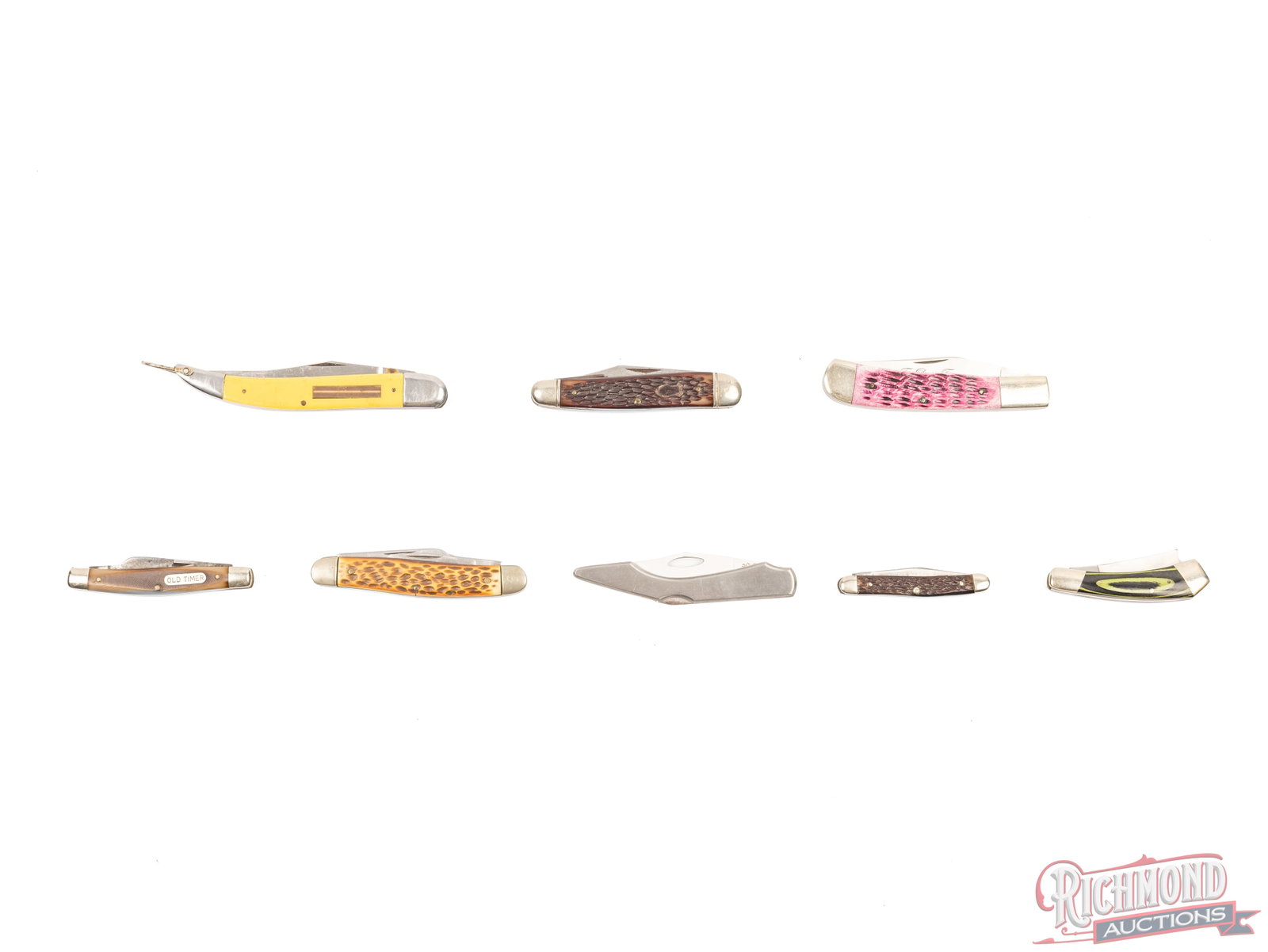 Lot of 8 Assorted Pocket Folder Knives Includes Boker, Klein, Schrade, Frost & Taylor Cutlery - 3