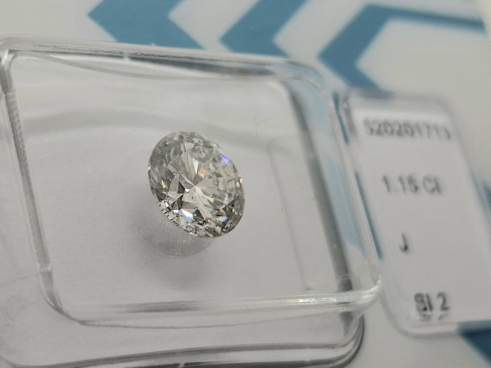 1.15 Carat Round Brilliant Natural Diamond - IGI Certified - Triple Excellent Cut - Sealed - 6