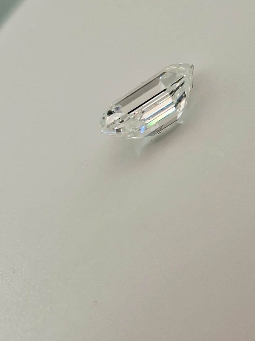 1.02 Carat Emerald Cut Diamond - E Color - Internally Flawless (IF) - GIA Certified - 5