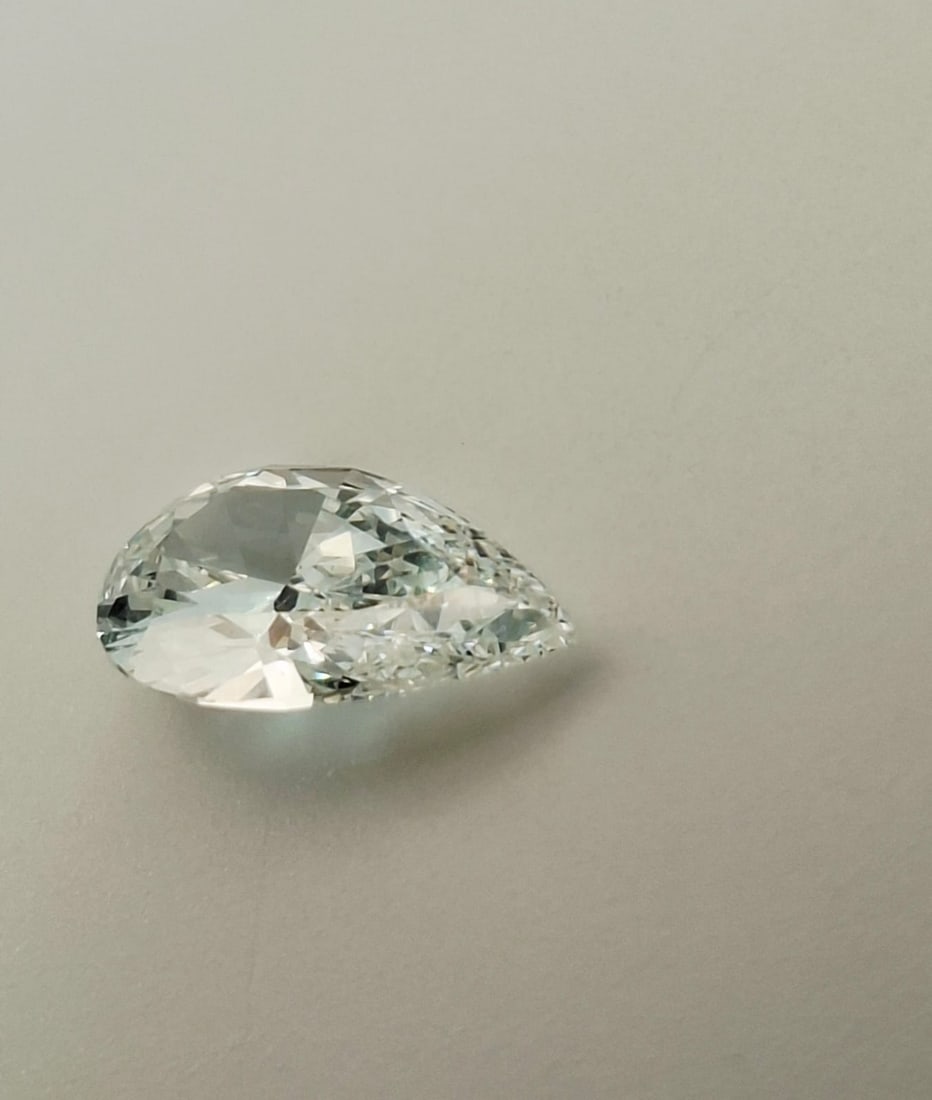 1.01 Carat Pear Cut Diamond - F Color - Internally Flawless (IF) - GIA Certified - 6