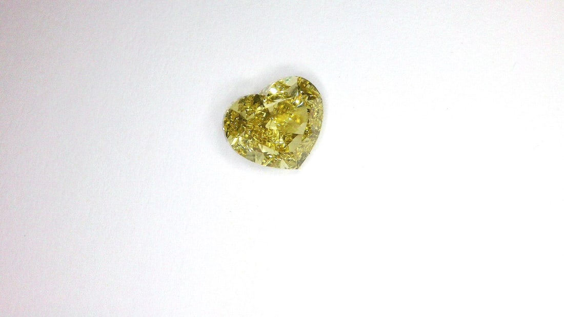 3.00 CT Heart Modified Brilliant Fancy Brownish Yellow Diamond - VS2 - GIA Certified - 8