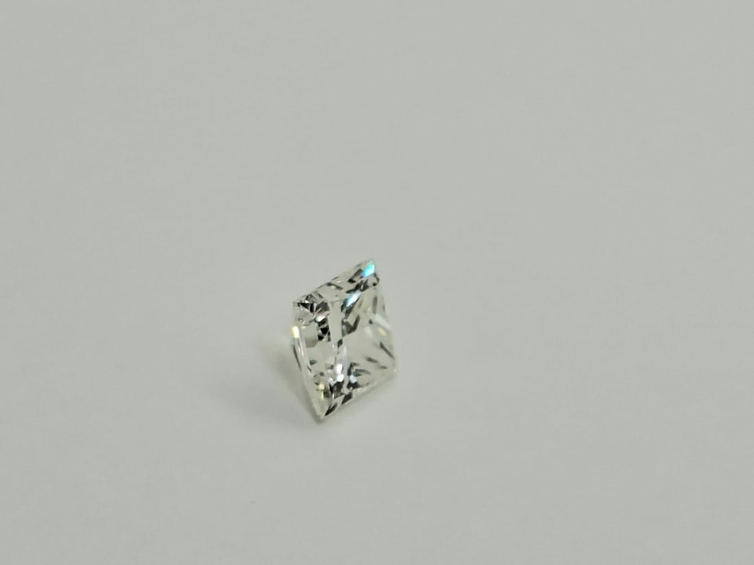 1.03 CT Princess Cut Diamond - K Color - VVS 2 - GIA Certified - 6