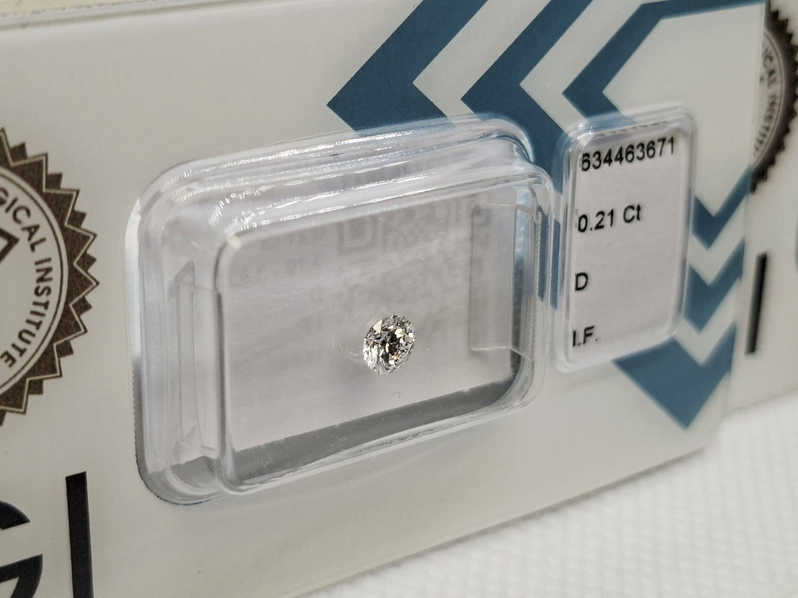 0.42 CTW Pair D IF Natural Round Brilliant Diamonds IGI Certified Sealed - 8