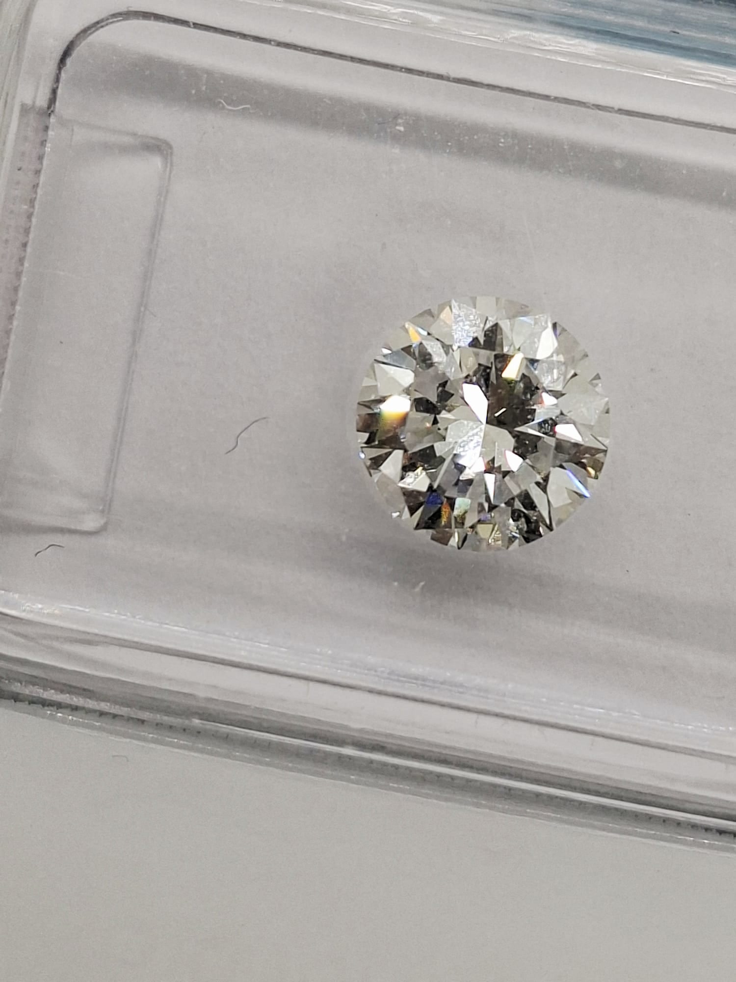 0.91 CT Natural Round Brilliant Diamond G VVS2 IGI Certified Sealed CertiCard - 6