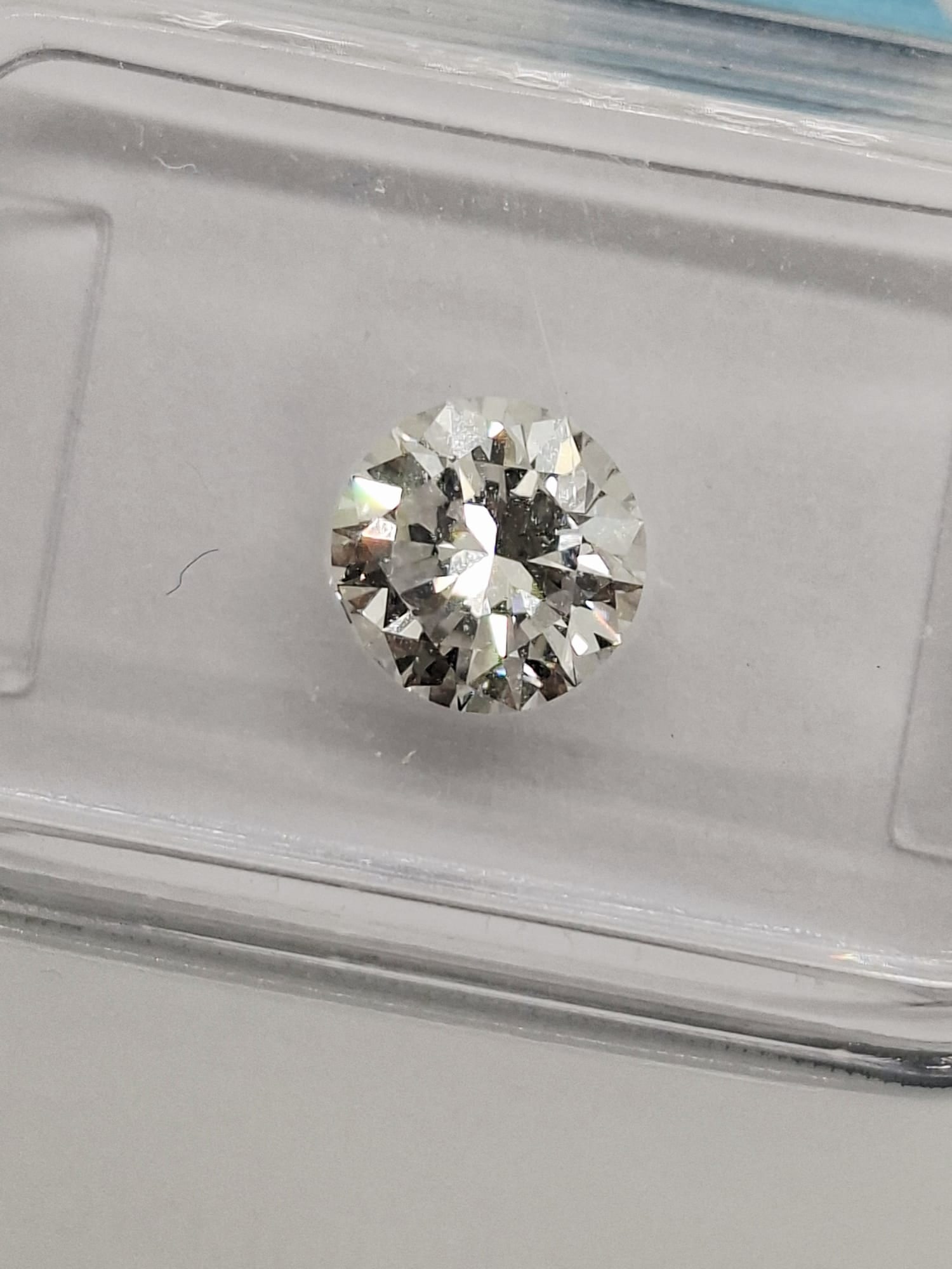 0.91 CT Natural Round Brilliant Diamond G VVS2 IGI Certified Sealed CertiCard - 7