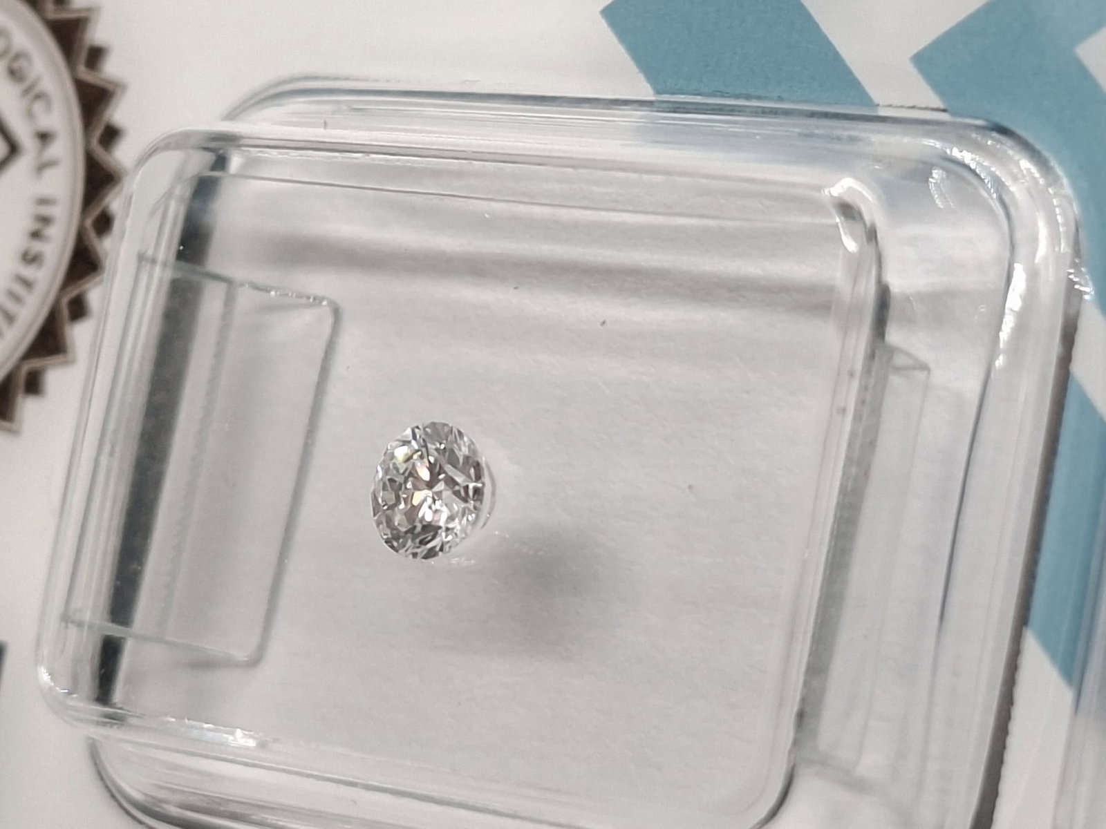 0.57 TCW Parcel of 3 Natural Round Brilliant Diamonds G SI1 IGI Certified Sealed - 10