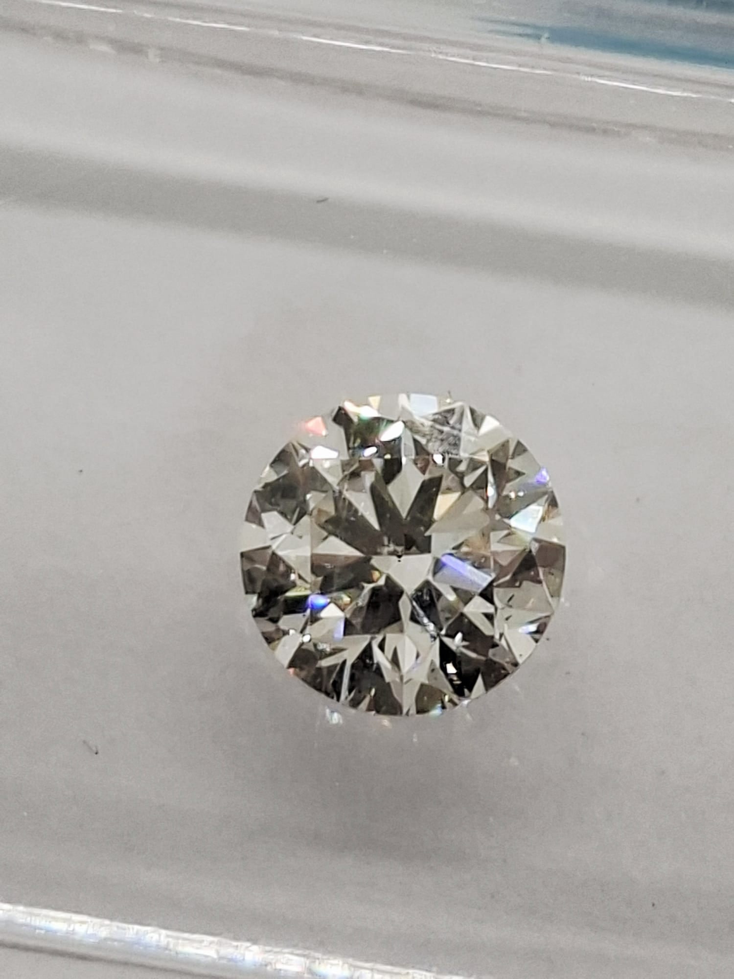 0.70 CT Natural Round Brilliant Diamond H VS2 VG/EX/VG IGI Certified Sealed - 7