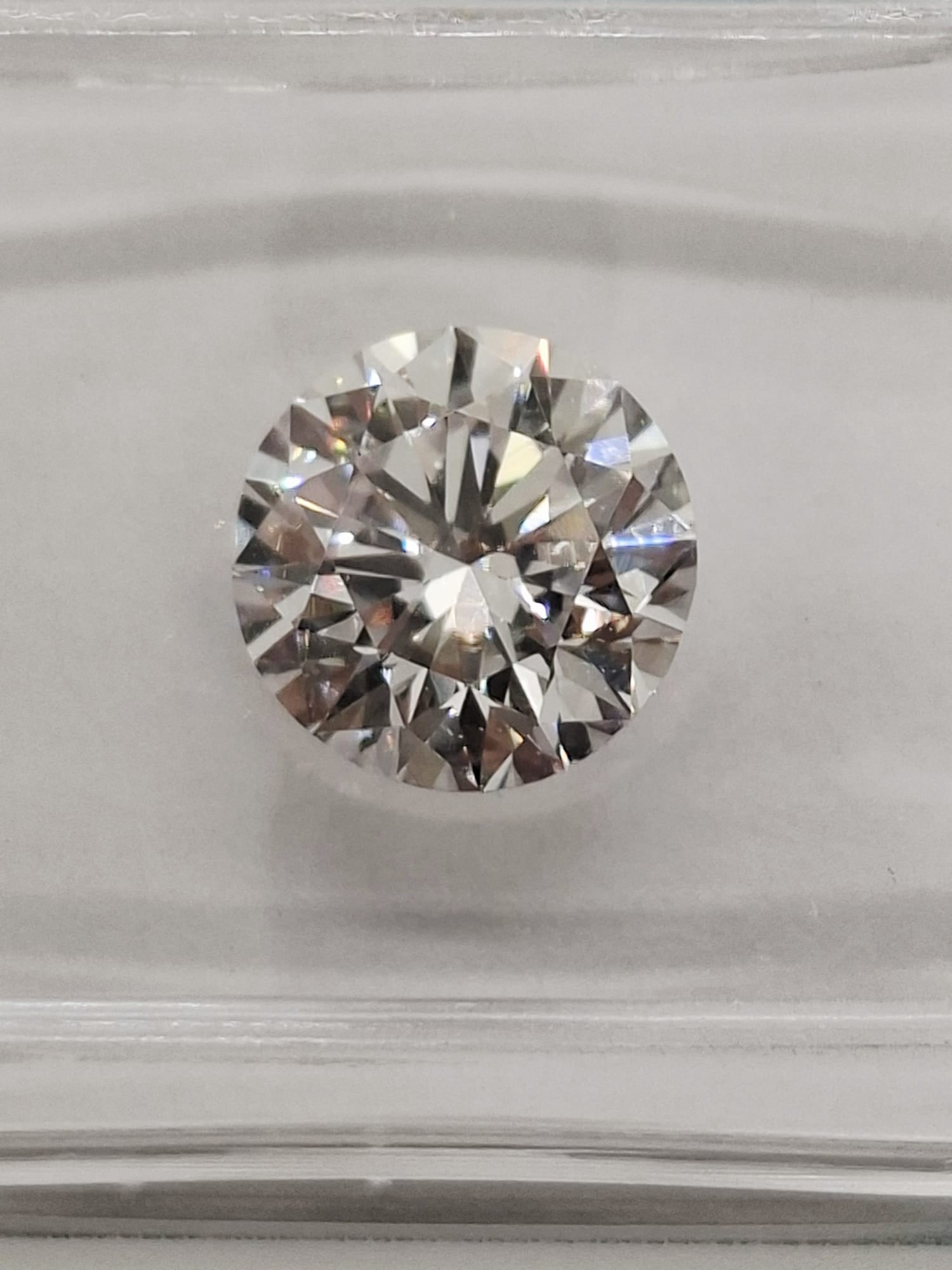 1.53 CT Natural Round Brilliant Diamond E VVS1 Ideal Cut IGI Certified Sealed CertiCard - 6