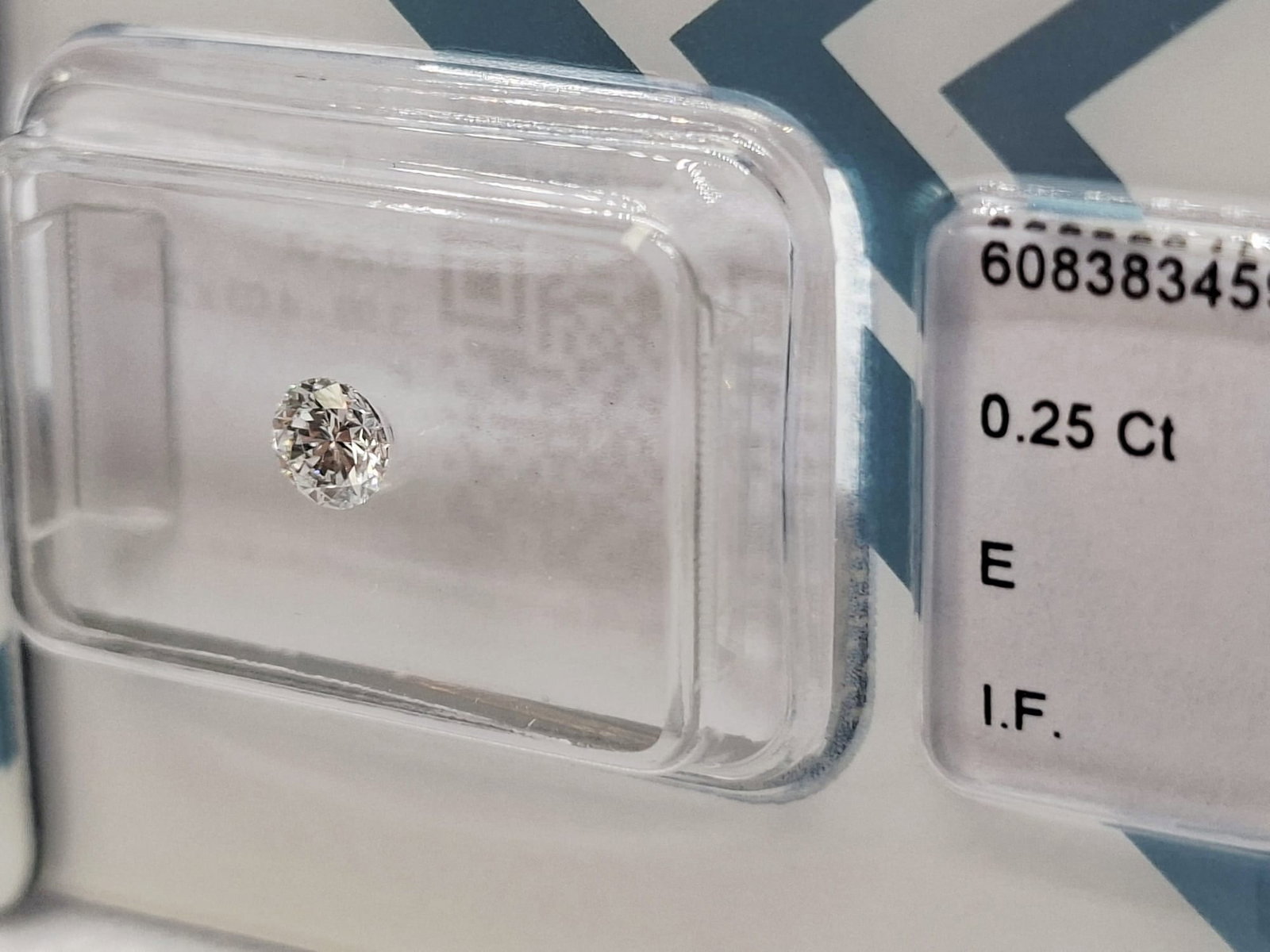 0.50 CTW Matched Pair Natural Round Brilliant Diamonds E IF Colorless Flawless IGI Certified Sealed - 6