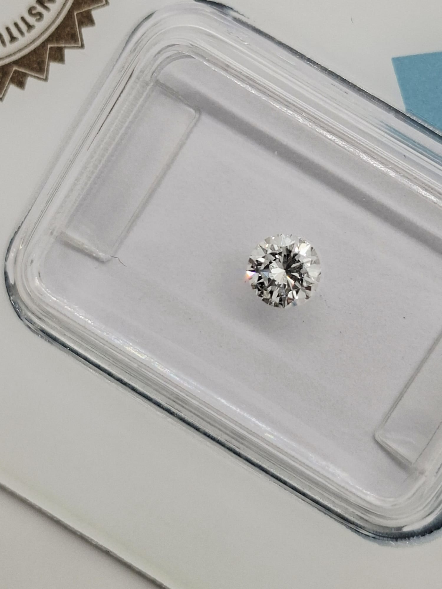 0.50 CTW Matched Pair Natural Round Brilliant Diamonds E IF Colorless Flawless IGI Certified Sealed - 7