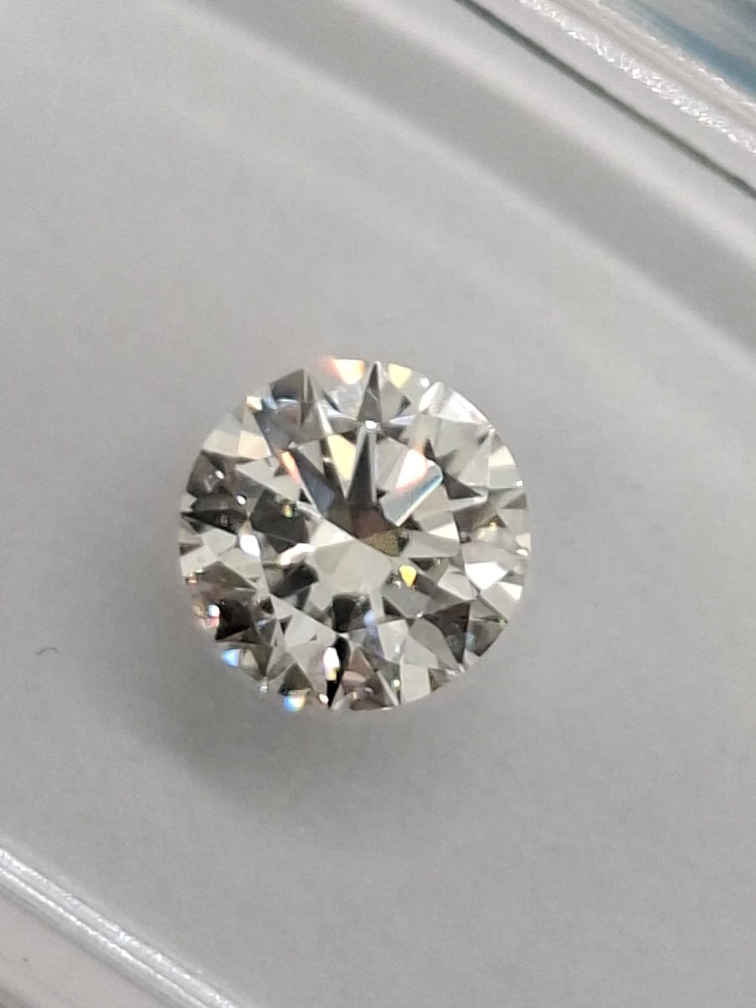 0.60 CT Natural Diamond H VS1 Ideal Cut 3EX IGI Certified Sealed - 8