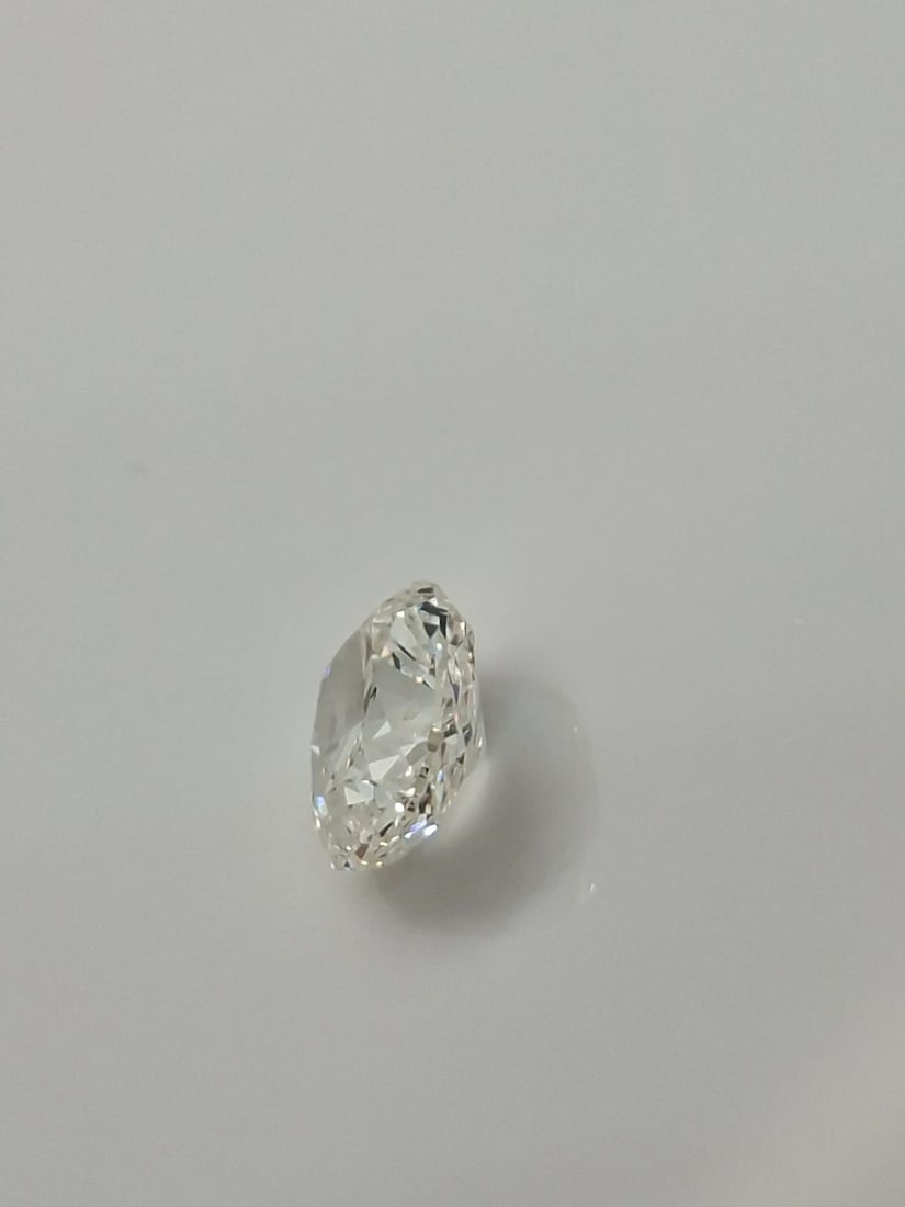 0.91 CT Natural Cushion Diamond I VS2 GIA Certified Loose Stone - 4