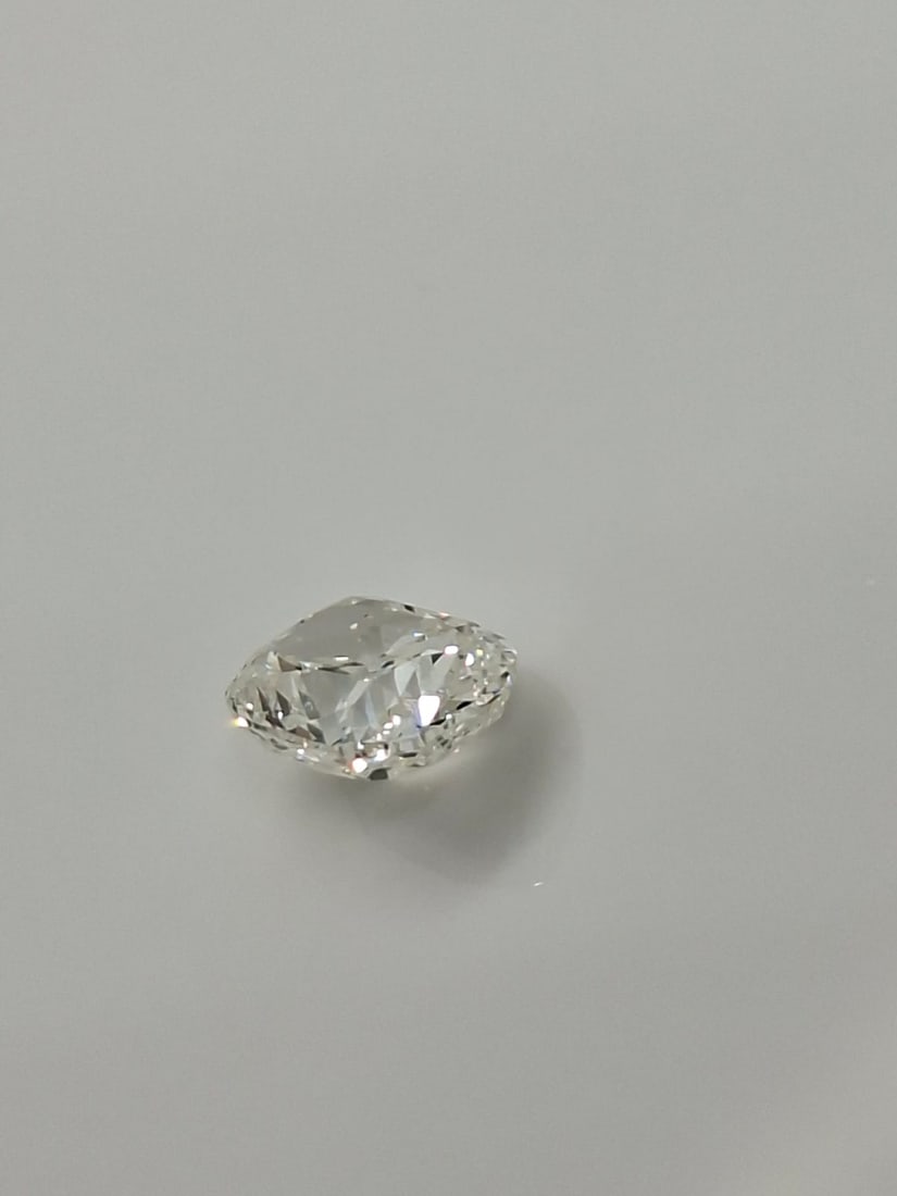 0.91 CT Natural Cushion Diamond I VS2 GIA Certified Loose Stone - 5