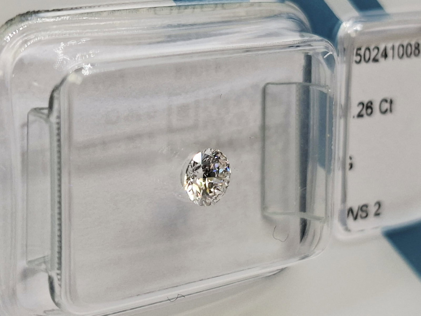 0.51 TW Round Brilliant Natural Diamond Pair 0.25 CT & 0.26 CT G VVS2 IGI Sealed - 5