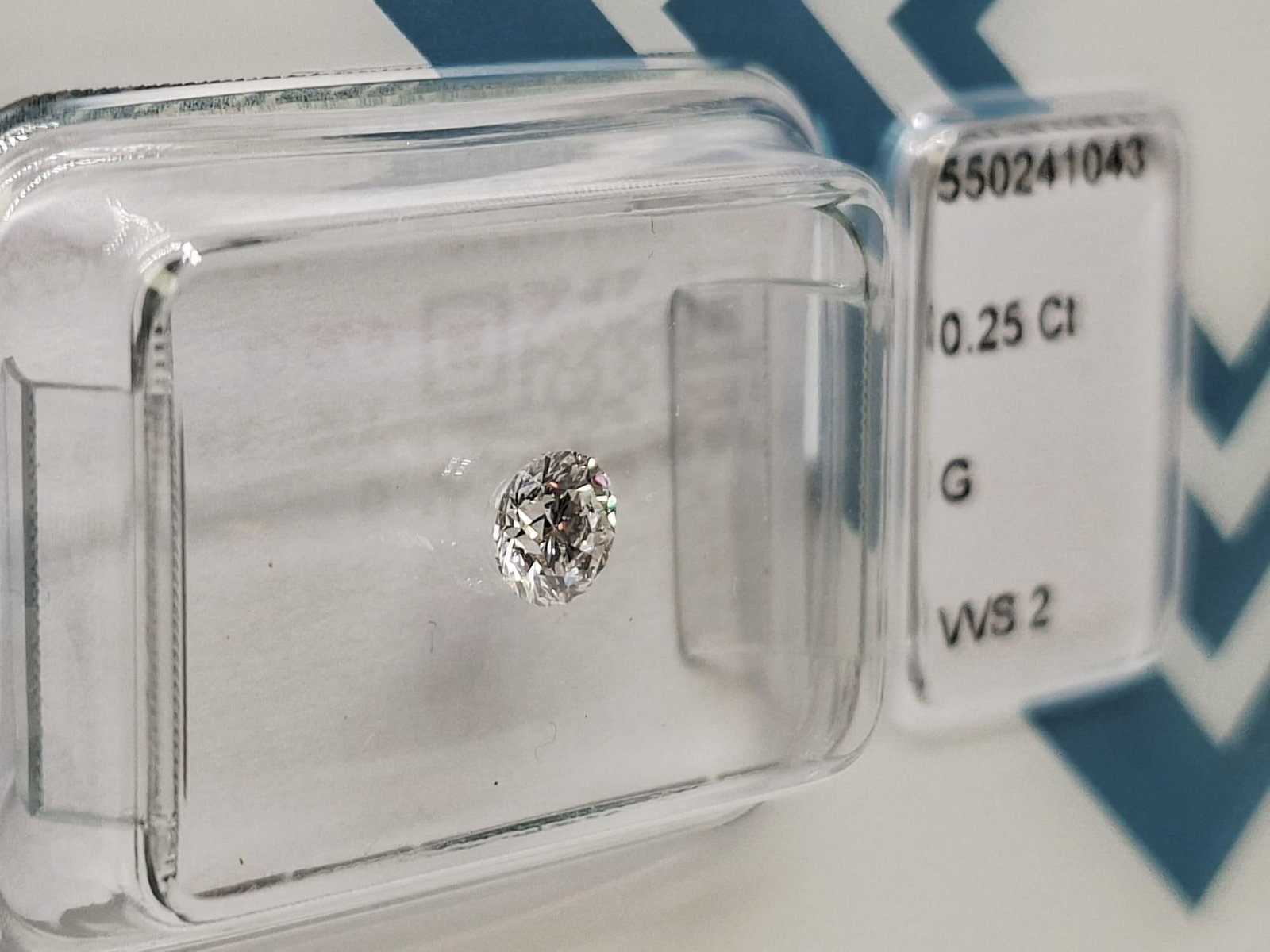 0.51 TW Round Brilliant Natural Diamond Pair 0.25 CT & 0.26 CT G VVS2 IGI Sealed - 6