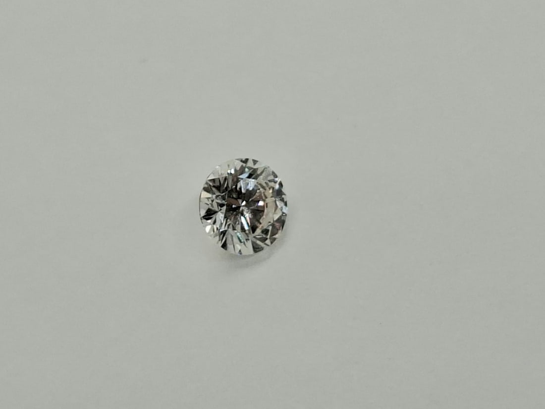 0.34 CT Round Brilliant Natural Diamond H VVS2 Very Good Cut GIA Certified - 3