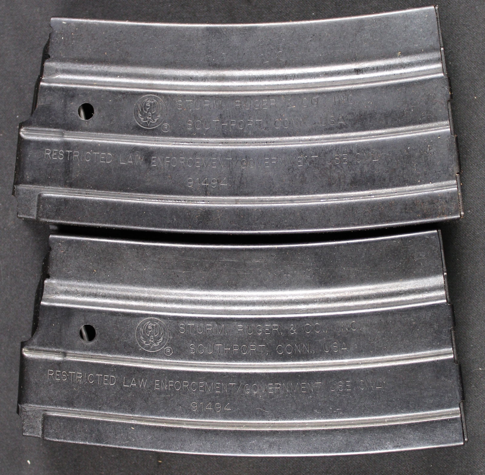 Group Lot: Two New 20 Round Magazines in original boxes for Ruger Mini-14 .223/5.56 (HRR) - 2