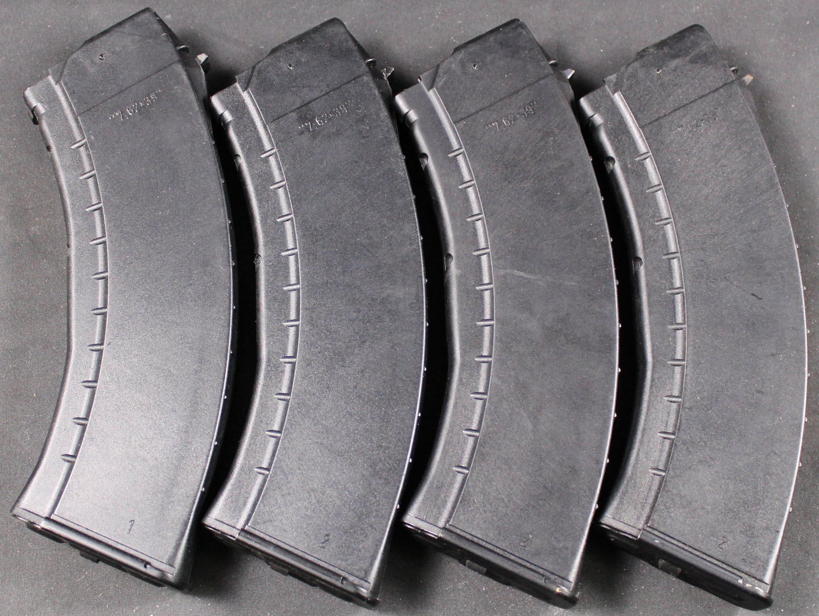 Group Lot: Four 30 Round Magazines for AK-47 7.62x39mm (HRR) - 2