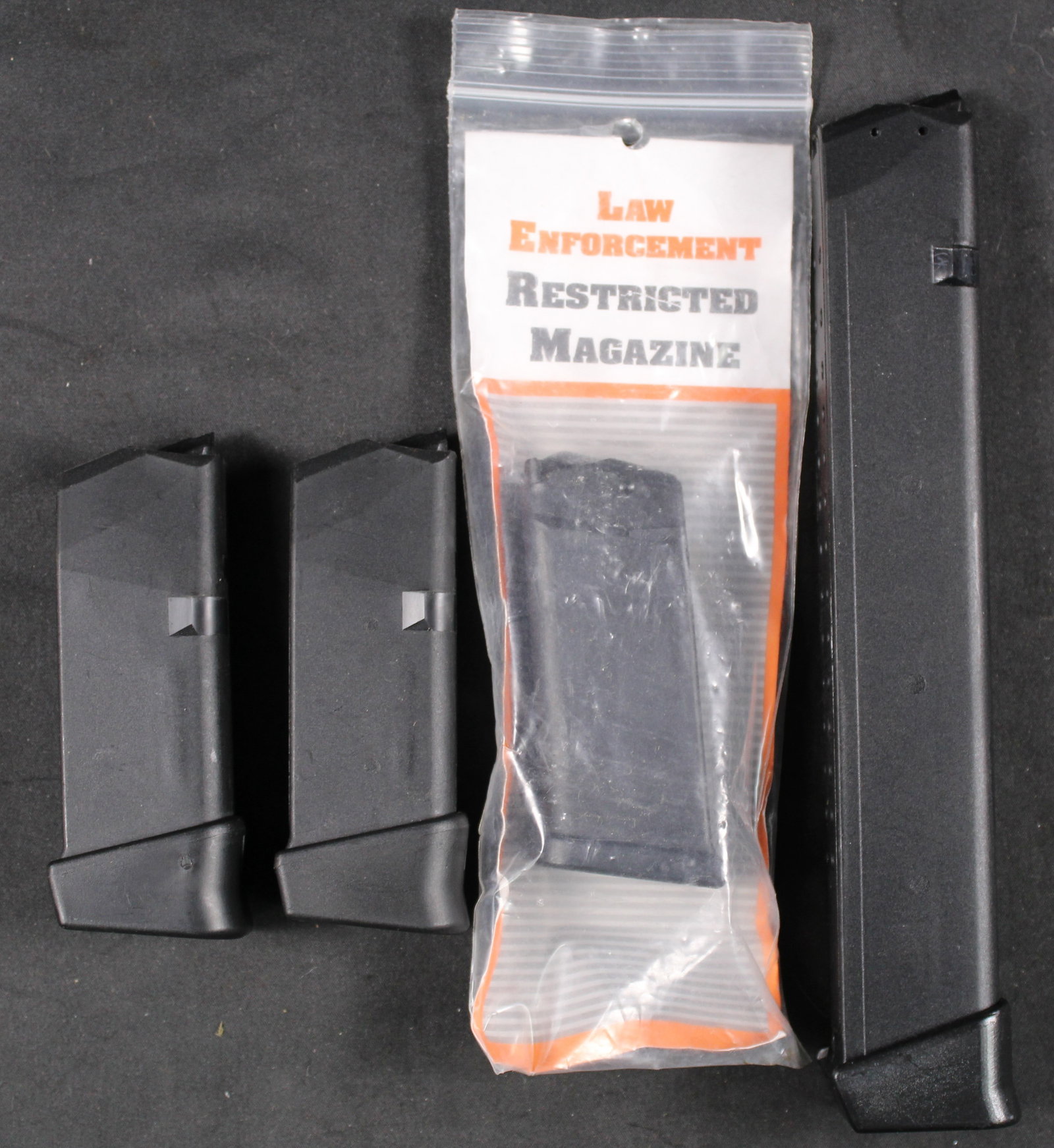 2x 10 Round, and 1x 31 Round Magazines for Glock 9MM. (HRR): x