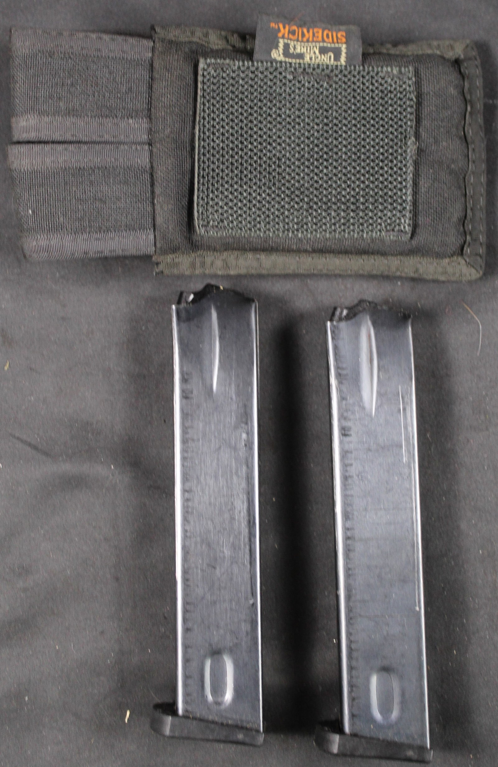 Group Lot: Two 17-Round Magazines with Pouch for Browning Hi-Power 9MM (HRR) - 2