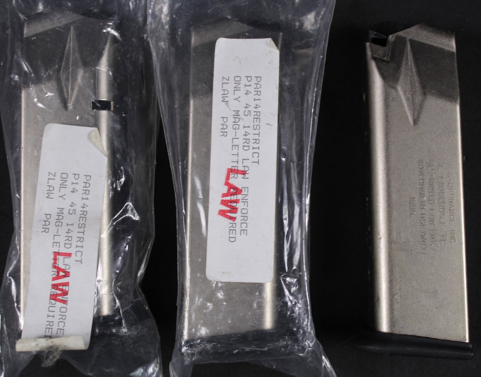 Group Lot: Three 14 Round Magazines For P-14 .45 ACP (HRR) - 2