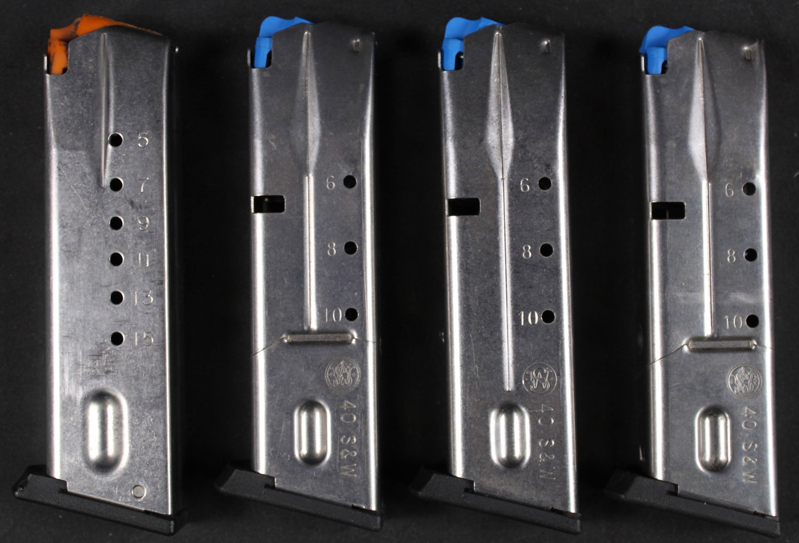 Group Lot: 10-Round Magazines; 15-Round Magazine for Smith and Wesson .40 Caliber Pistols (HRR) - 2