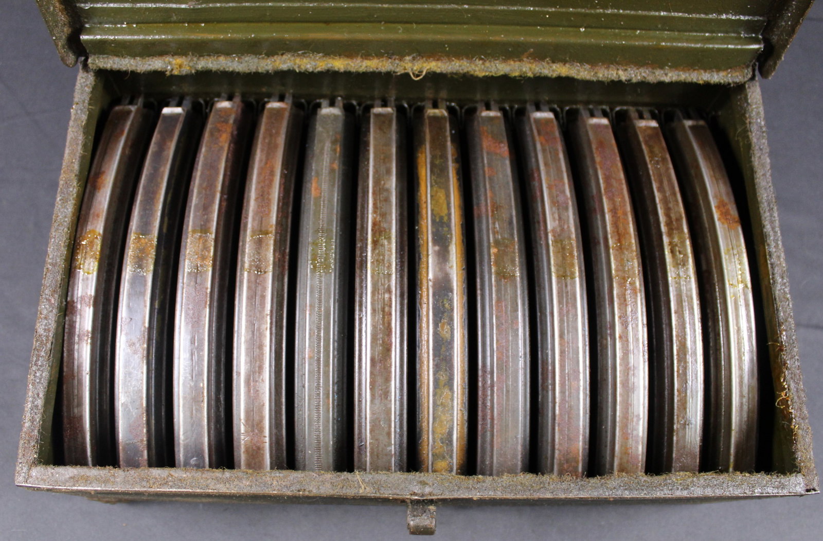 Bren MkII Magazine Transport Case Full of 12 Magazines .303 British (FMI) - 2