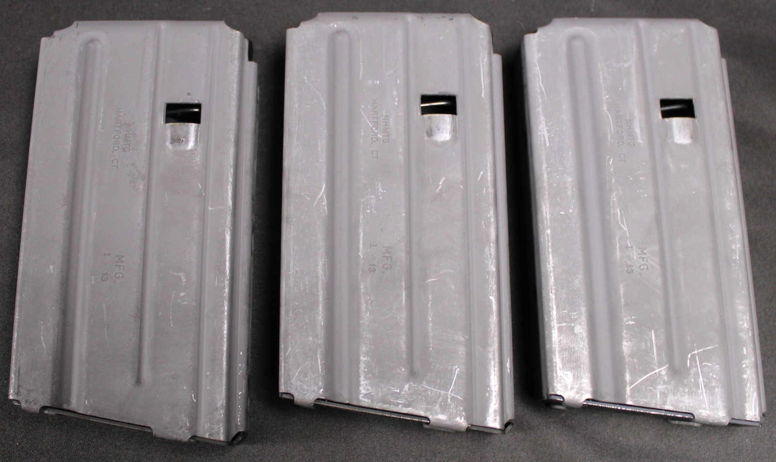 Three 20 Round 5.56/ .223 NHMTG Magazines for the M16/ AR15/ SP1 (FMI) - 2