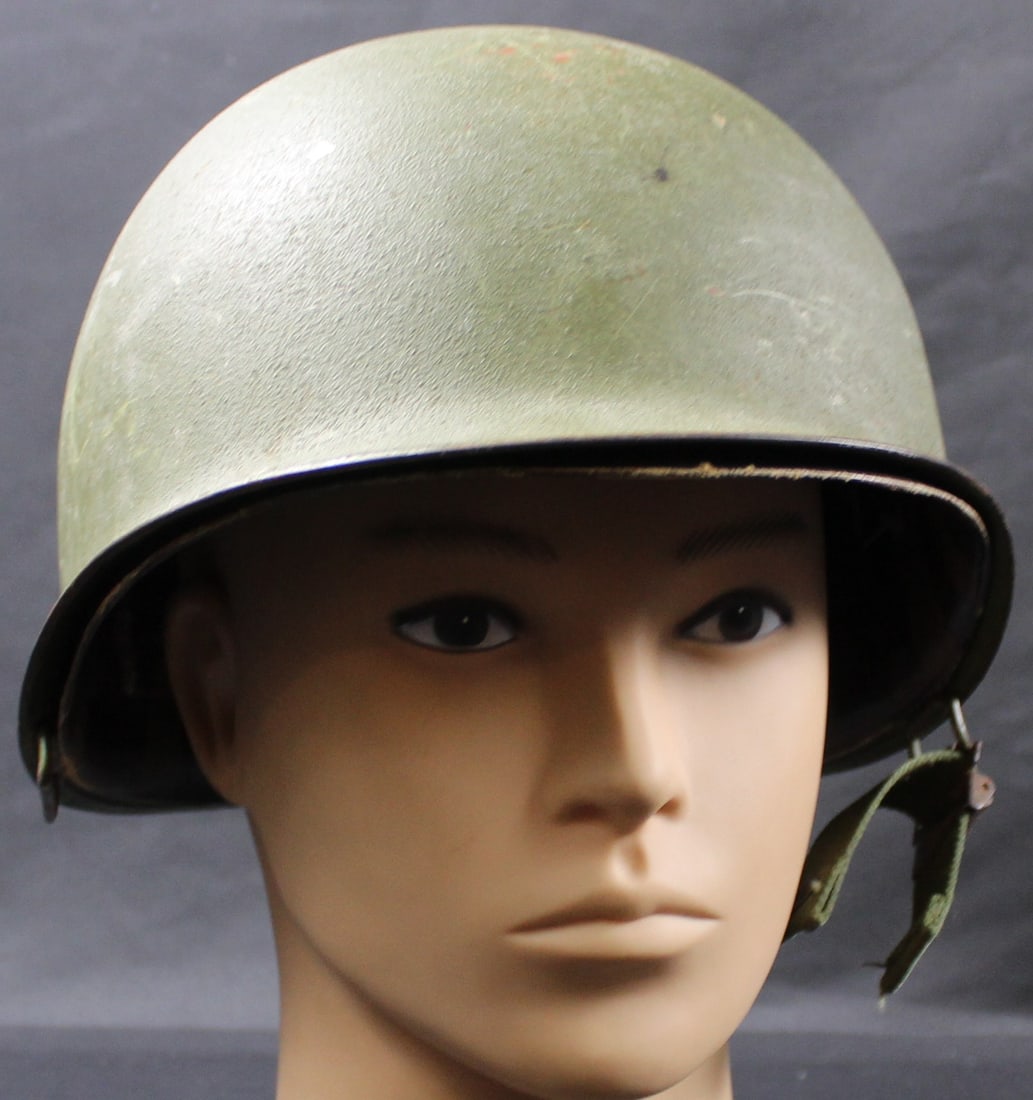 Post WWII USGI M1 Helmet with Liner (VPB): Estimated shipping parcel size (LxWxH) 16 inches x 12 inches x 12 inches. Please note, shipping estimates are provided for LiveShipping calculations only and may vary based on weight and location.