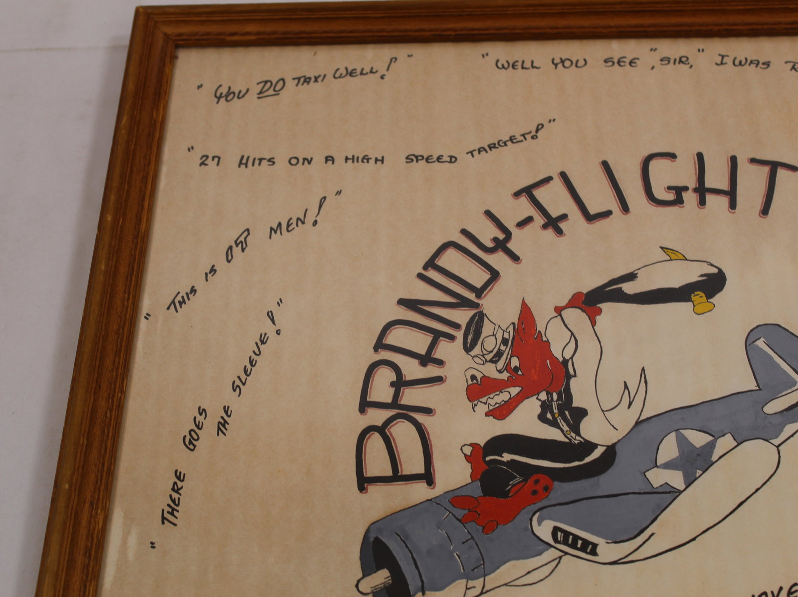 Framed, Unit Signed Brandy Flight Wall Art (KFC) - 2