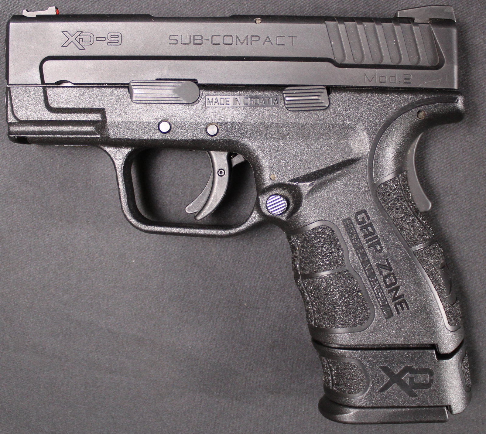 Springfield XD Sub Compact Mod 2 in 9x19mm Semi-Automatic Pistol with Four Magazines FFL Req'd (GTM) - 7