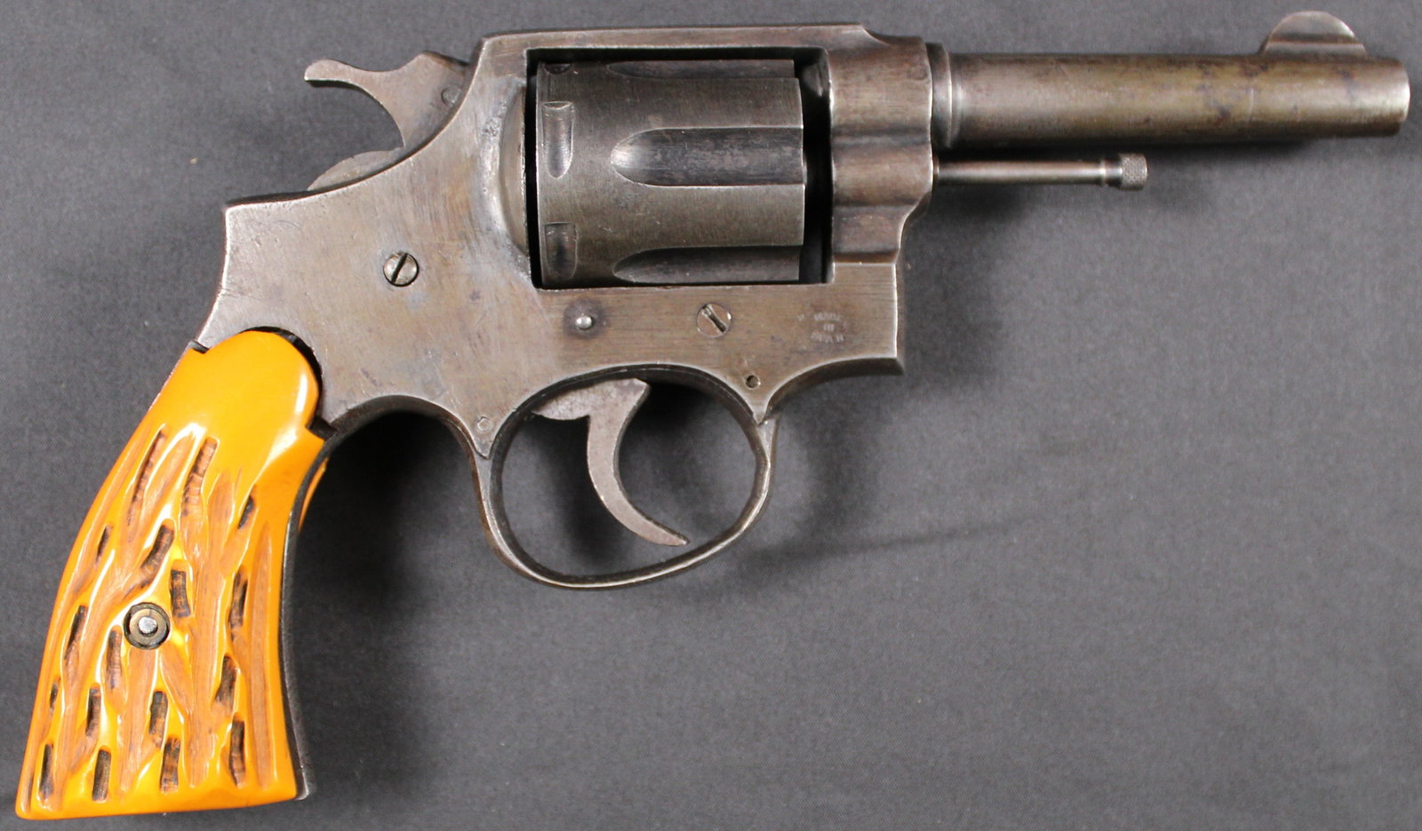 Spanish Manufactured 6-Shot SA/DA Revolver Chambered in .38 SPL FFL Req'd (GTM): Estimated shipping parcel size (LxWxH) 10 inches x 8 inches x 8 inches. Please note, shipping estimates are provided for LiveShipping calculations only and may vary based on weight and location. The