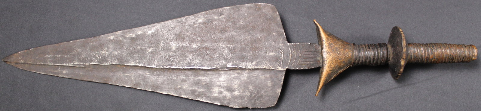 African Sword of the Mongo Saka Kutu Tribe (KFC): Estimated shipping parcel size (LxWxH) 16 inches x 8 inches x 8 inches. Please note, shipping estimates are provided for LiveShipping calculations only and may vary based on weight and location. The a