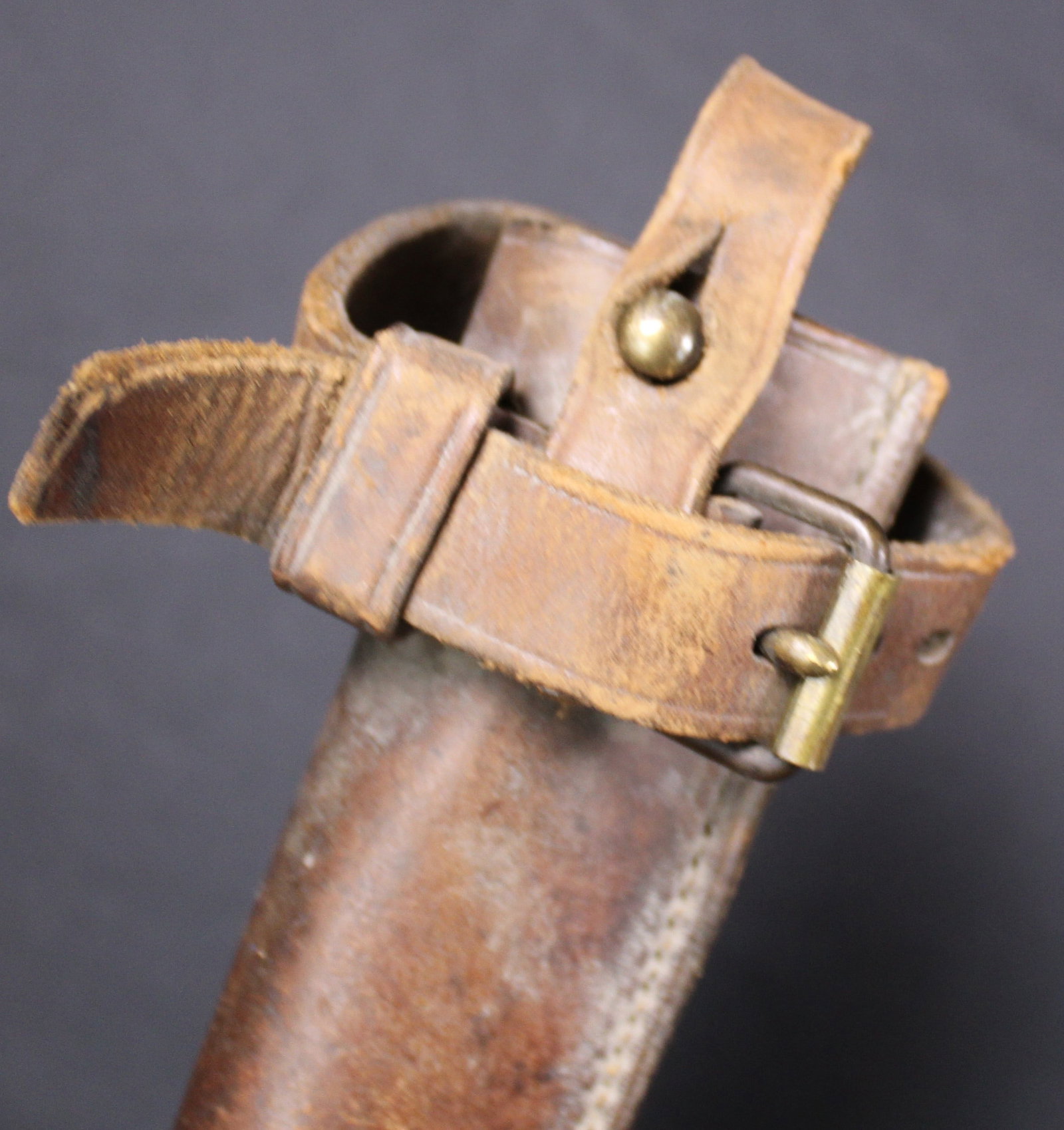 c.WWI US Cavalry Antique WW1 U.S. Calvary M1912 Farrier Tool Picket Pin Stake Spike Hammer (FMI) - 7