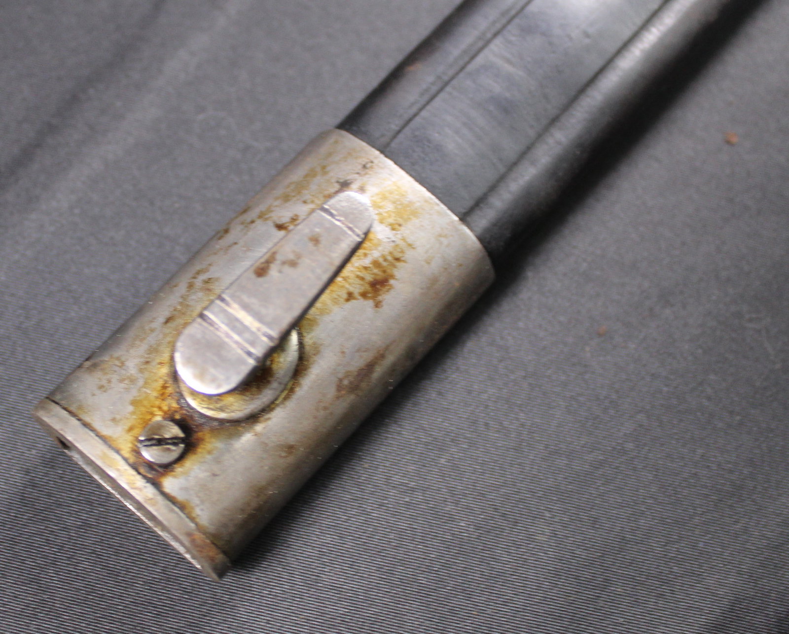 Large Mauser Style Bayonet and Sheath Embossed "Artillery" (JAA) - 3