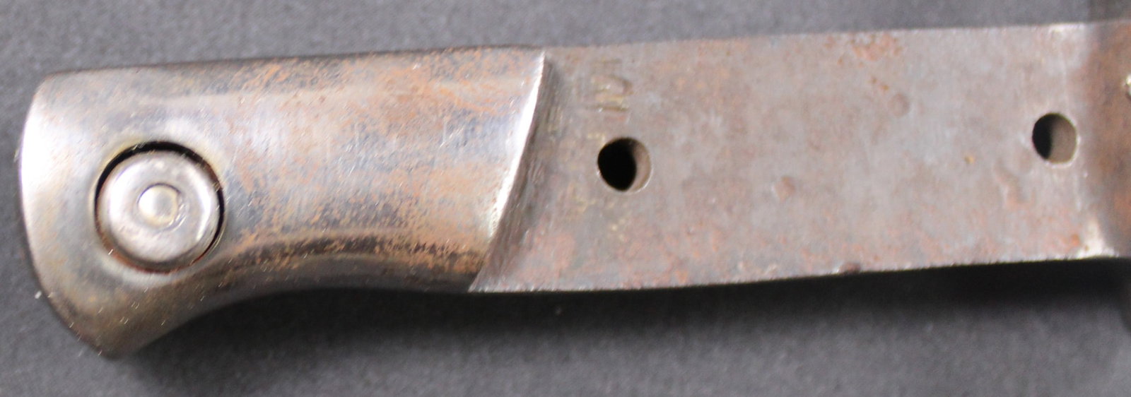 Large Mauser Style Bayonet and Sheath Embossed "Artillery" (JAA) - 4