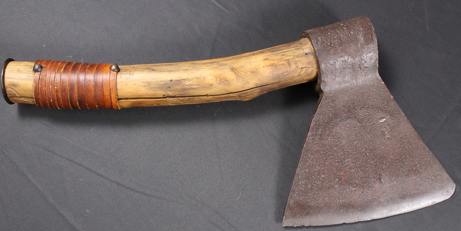 Large Blade Nordic Style Axe with Japanese Medallion (KFC) (1 of 6)