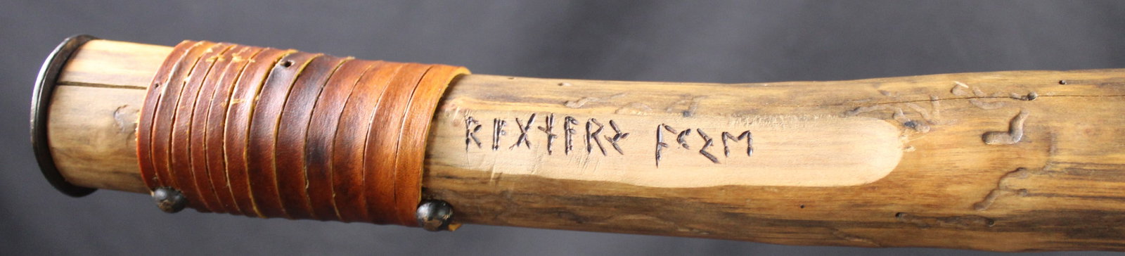 Large Blade Nordic Style Axe with Japanese Medallion (KFC) - 5