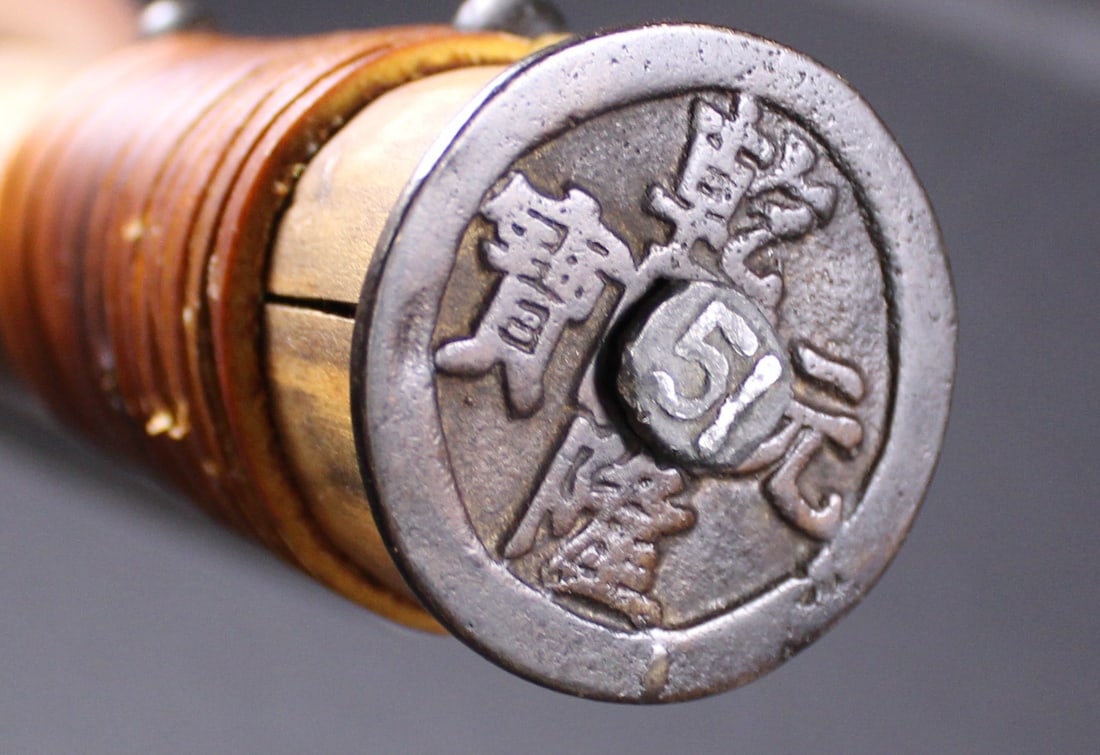 Large Blade Nordic Style Axe with Japanese Medallion (KFC) - 6