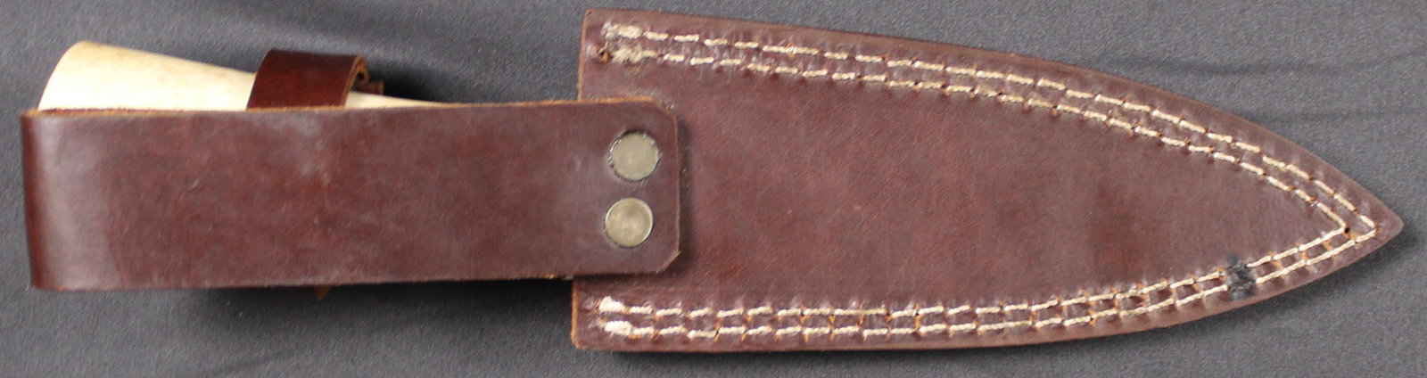 Damascus Bladed Fighting Knife with Authentic Bone Grips (FMI) - 3