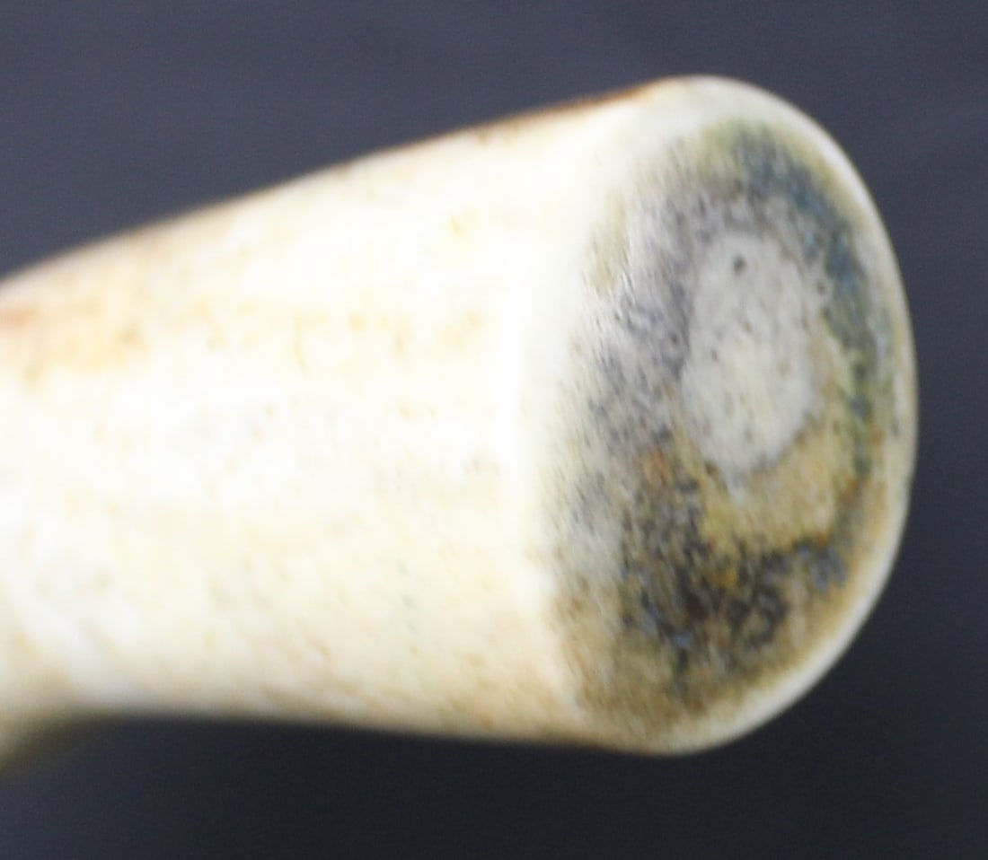 Damascus Bladed Fighting Knife with Authentic Bone Grips (FMI) - 5