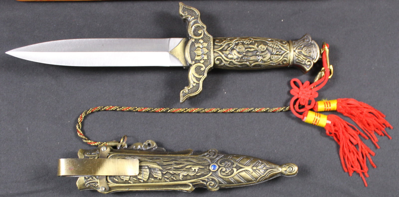 New Old Stock Ornate Chinese Dagger (JAA) - 6