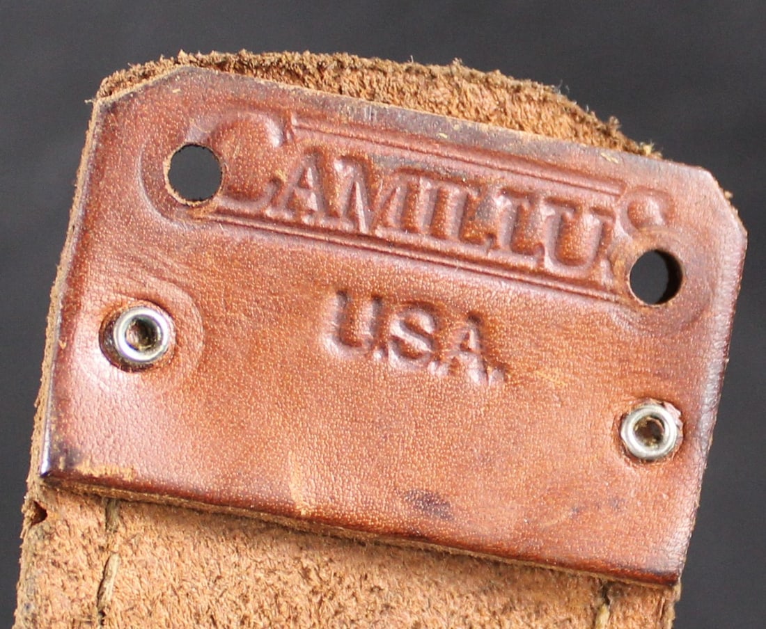 Stainless Steel Knife Blade with Leather Callahan USA Sheath (FMI) - 3