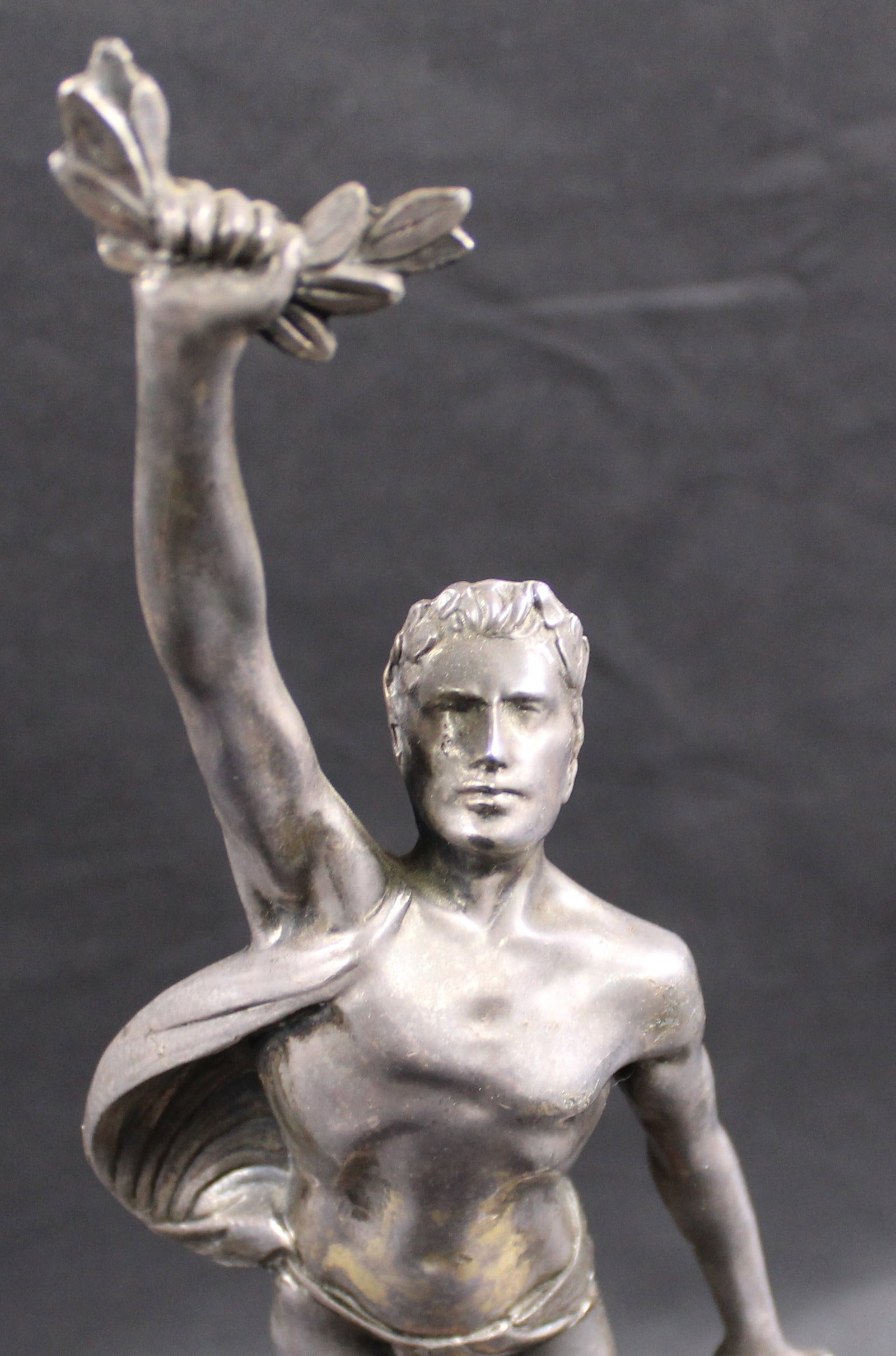 Vintage mid-1900s Sports Trophy on Wooden Base (GCW) - 2