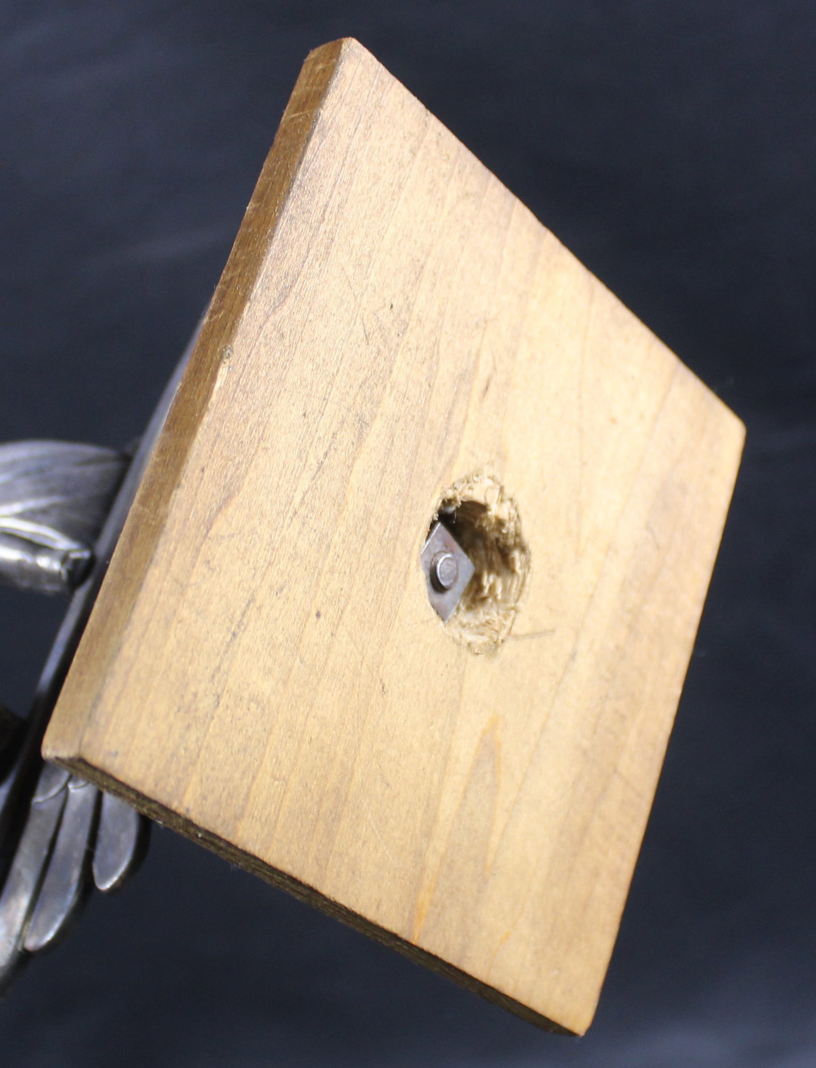 Vintage mid-1900s Sports Trophy on Wooden Base (GCW) - 5