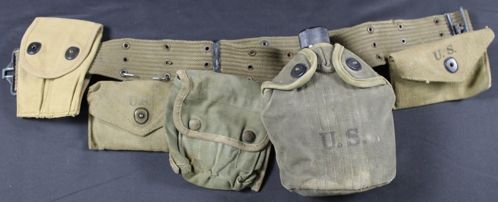 Group Lot of WWII US Marked Military Suplus (PMC): Estimated shipping parcel size (LxWxH) 10 inches x 10 inches x 10 inches. Please note, shipping estimates are provided for LiveShipping calculations only and may vary based on weight and location.