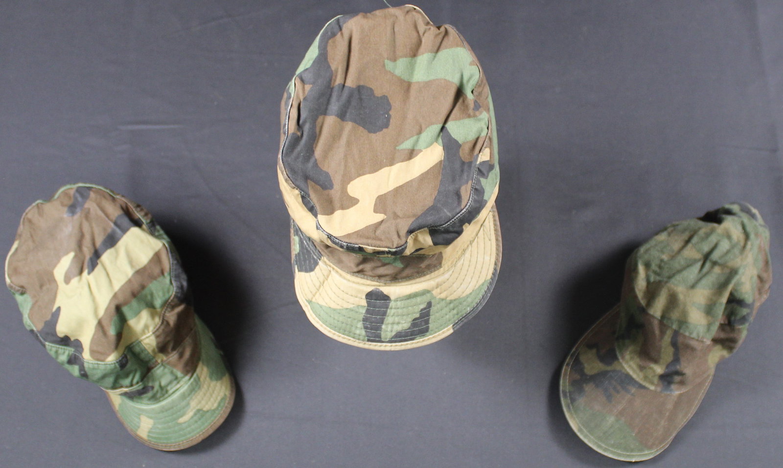 Group Lot: Three Woodland US Army Field Covers (VPB): Estimated shipping parcel size (LxWxH) 10 inches x 8 inches x 8 inches. Please note, shipping estimates are provided for LiveShipping calculations only and may vary based on weight and location. The